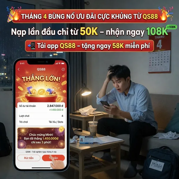 QS88 Thưởng Thành Viên Mới 100%
